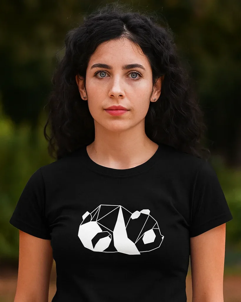 Camiseta Panda Geométrico