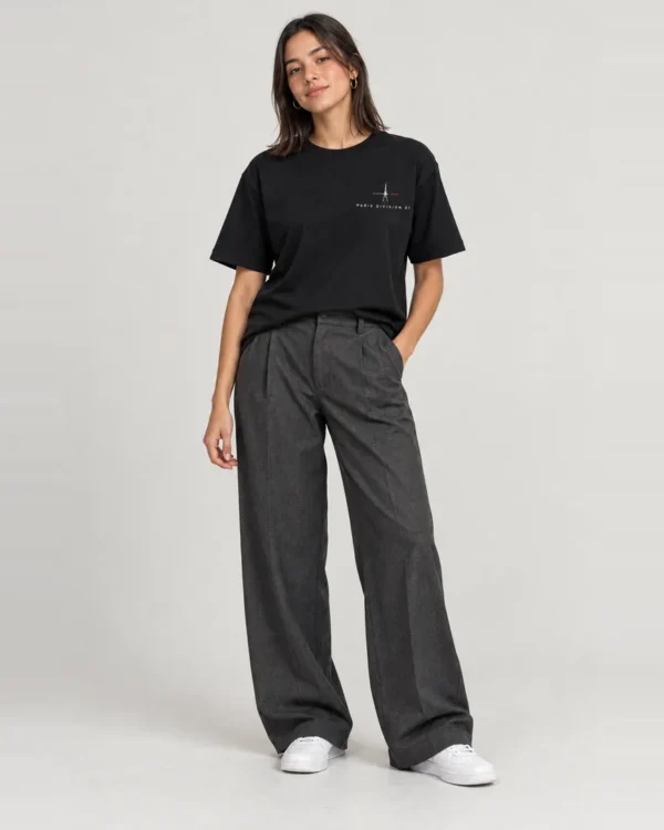 Camiseta Paris Division 01 color negro, frente